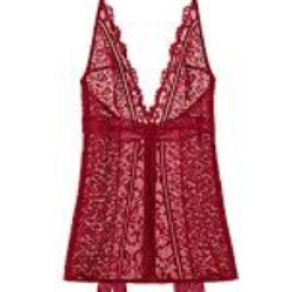 *5A568  Victoria's Secret Plunge Front Lace Corset - Picture 3 of 4